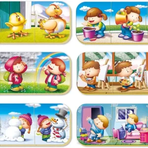 6 Rompecabezas Baby Educa secuencias lógicas  – ToyCo