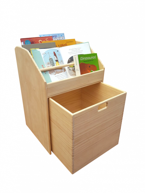 Estantería cajonera de libros