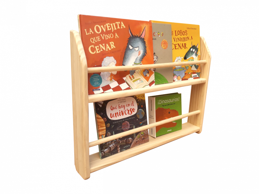 Estantería infantil de libros de pared