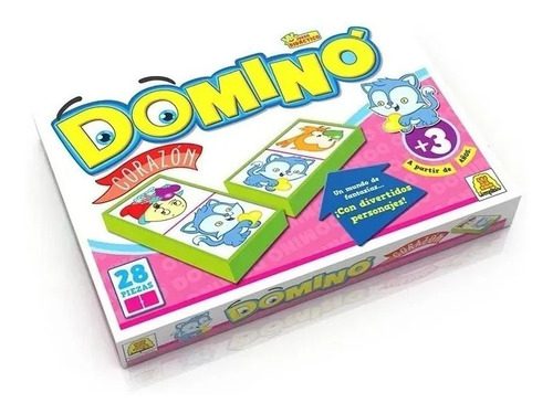 Juego de mesa domino corazon – Implas